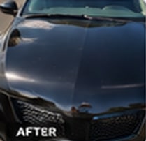 Vehicle hood after exterior detailing